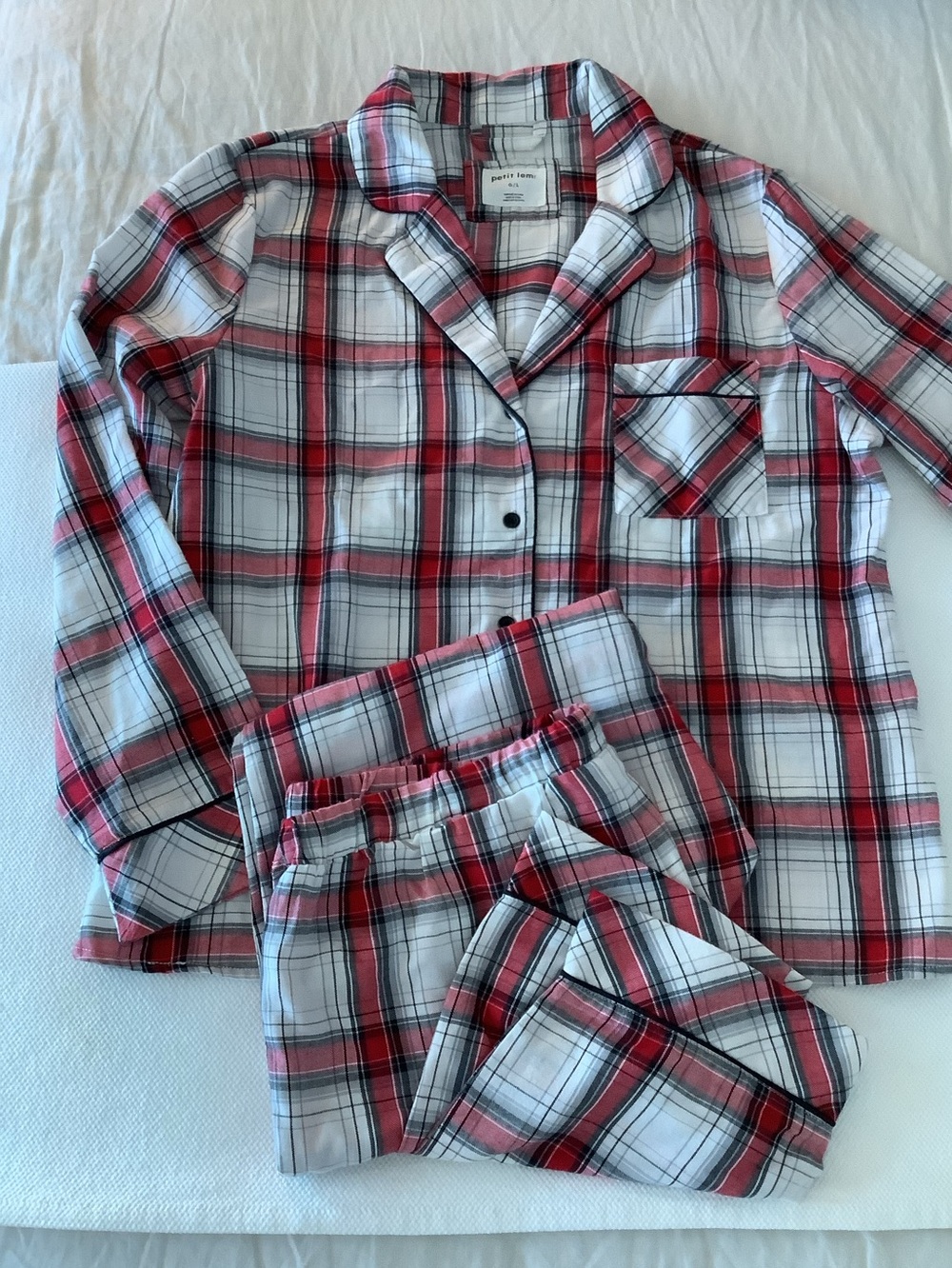 Petit Lem Plaid Pajama Set – Women’s Large